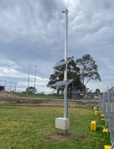 Case study construction site security cameras Kellyville